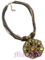 Indian ethnic necklace - click here for large view